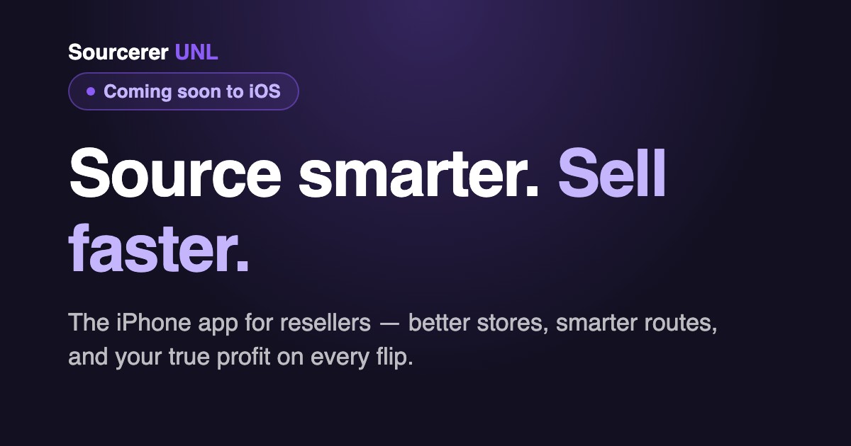I built inventory for thrift resellers on one row per unit. Here's what changed after your feedback